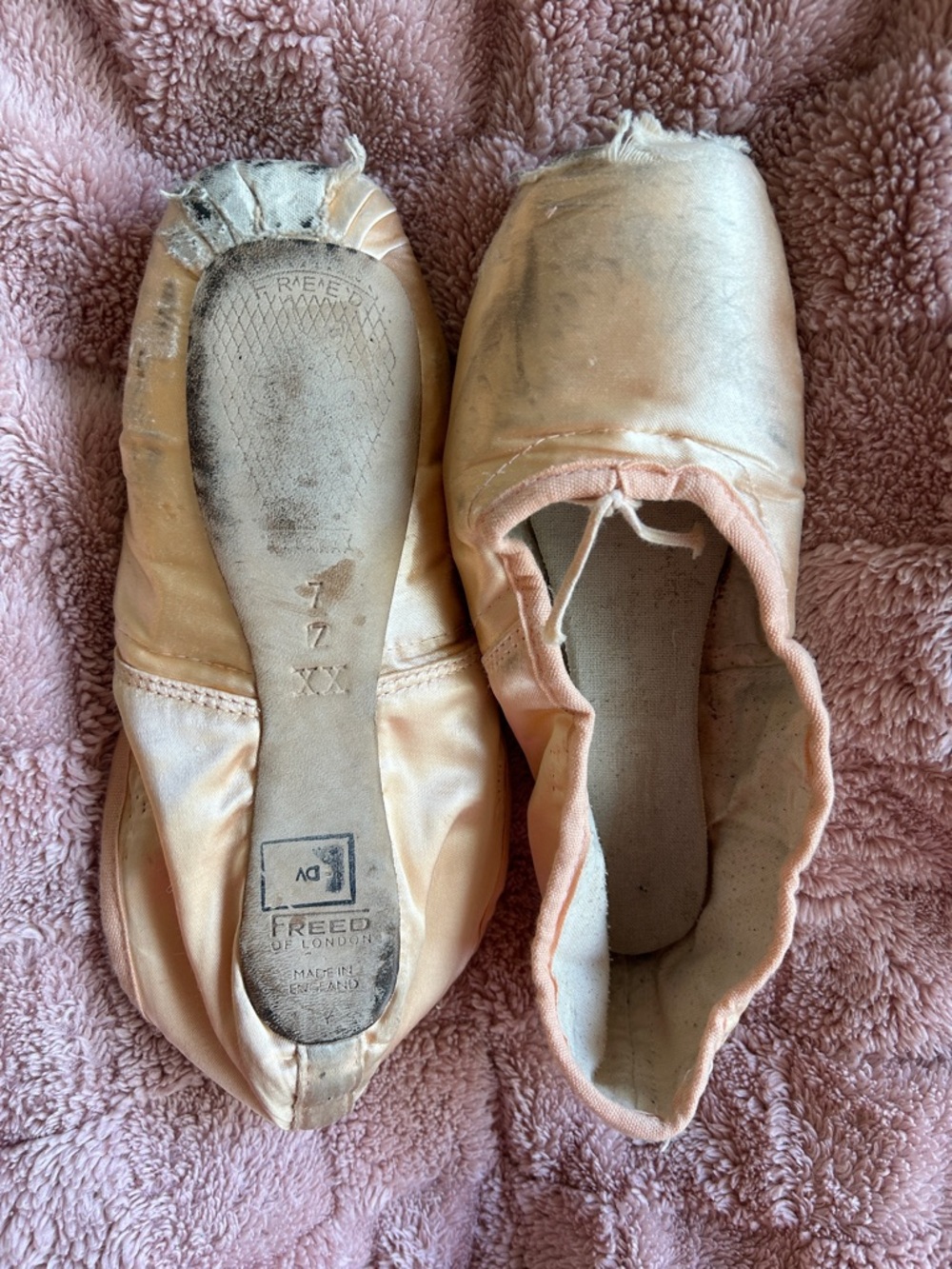 Smelly Used Ballerina Pointe Shoes